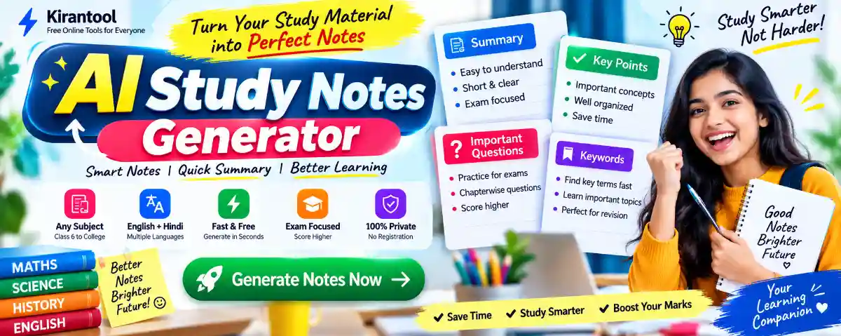AI Study Notes Generator